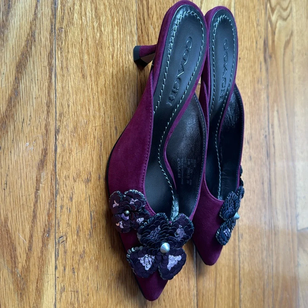 Coach Kailee mule kitten heel slip-ons - Picture 2 of 4